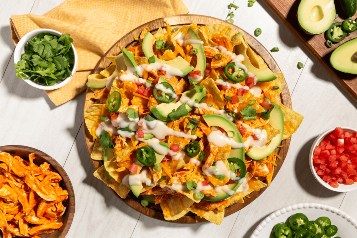 Buffalo Chicken Nachos