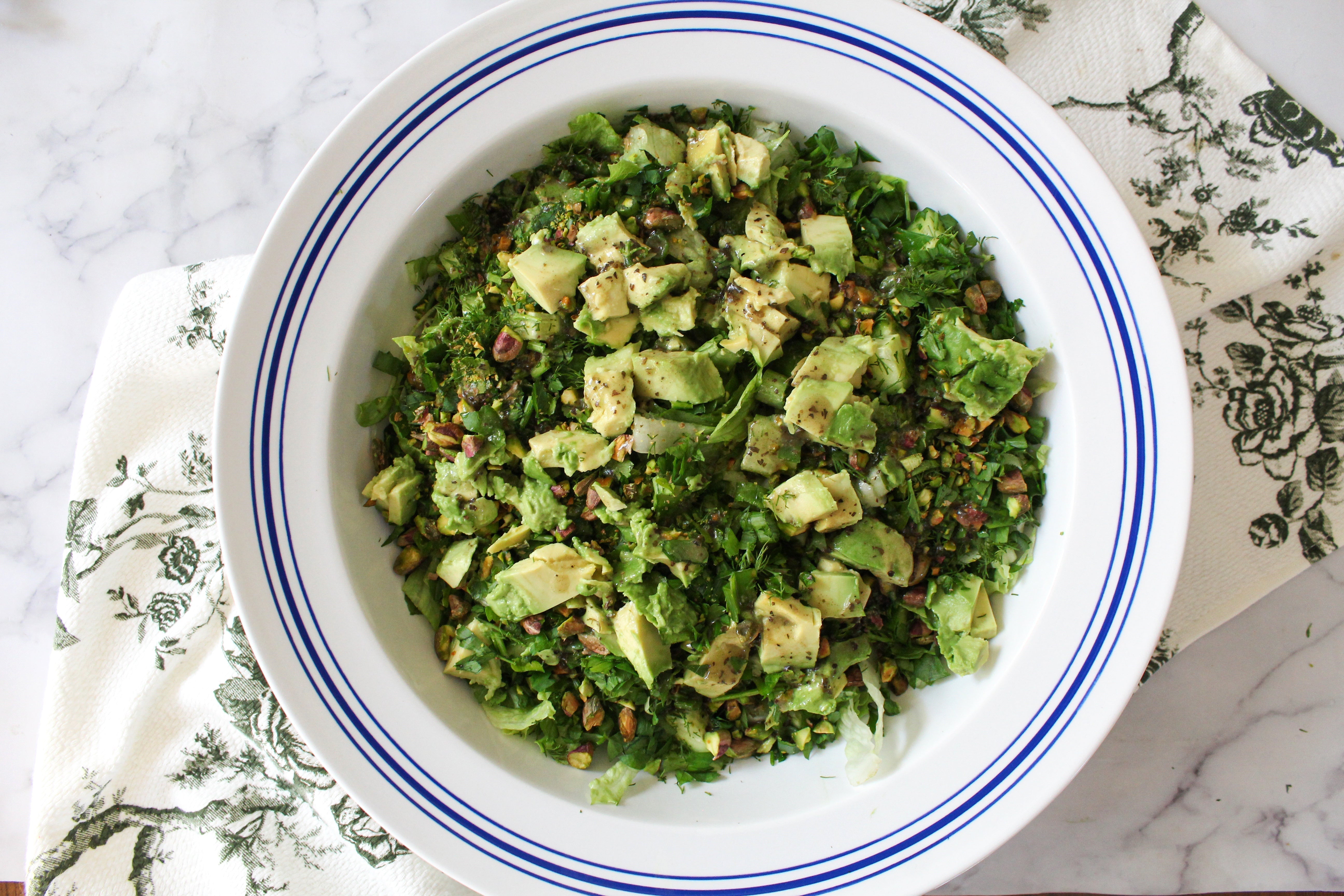 Green Goddess Chopped Salad BRIANNAS Fine Salad Dressing Green Goddess Chopped Salad BRIANNAS Fine Salad Dressing