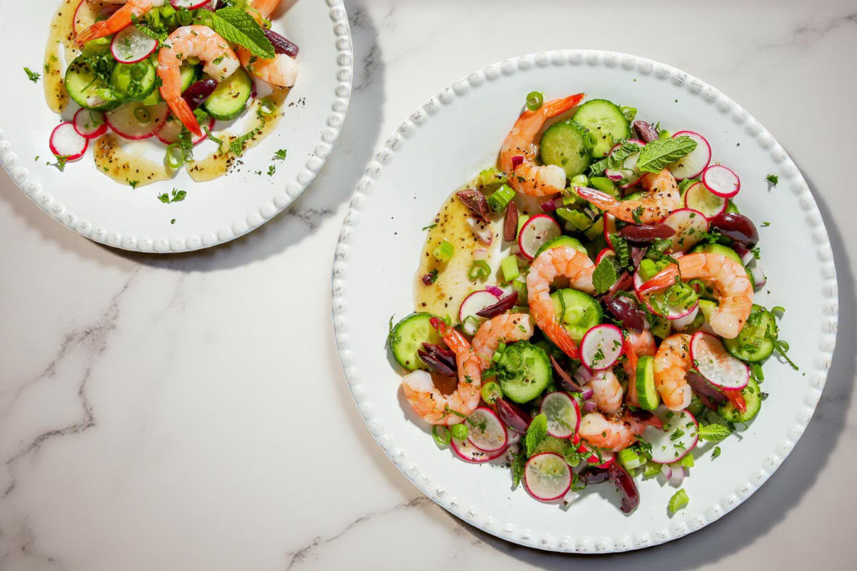 Mediterranean Shrimp Salad