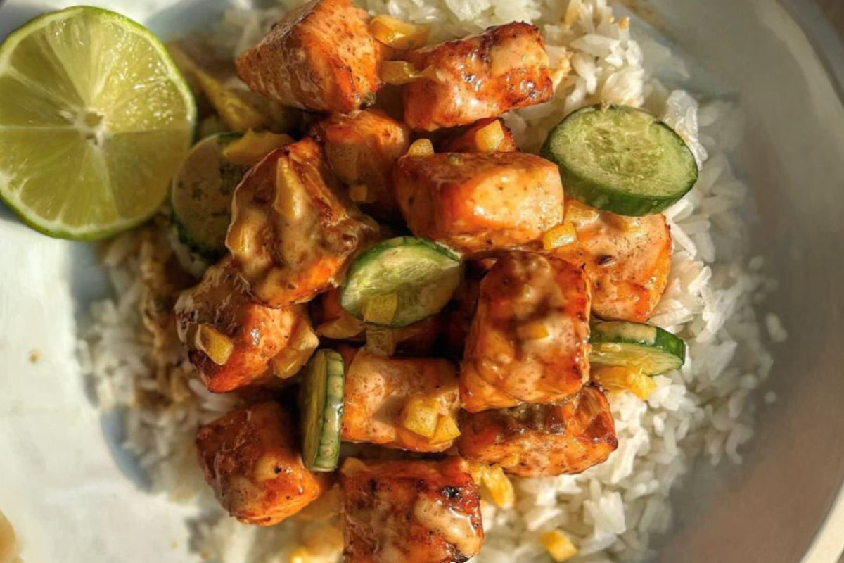 BRIANNAS Chipotle Lime Salmon Bites