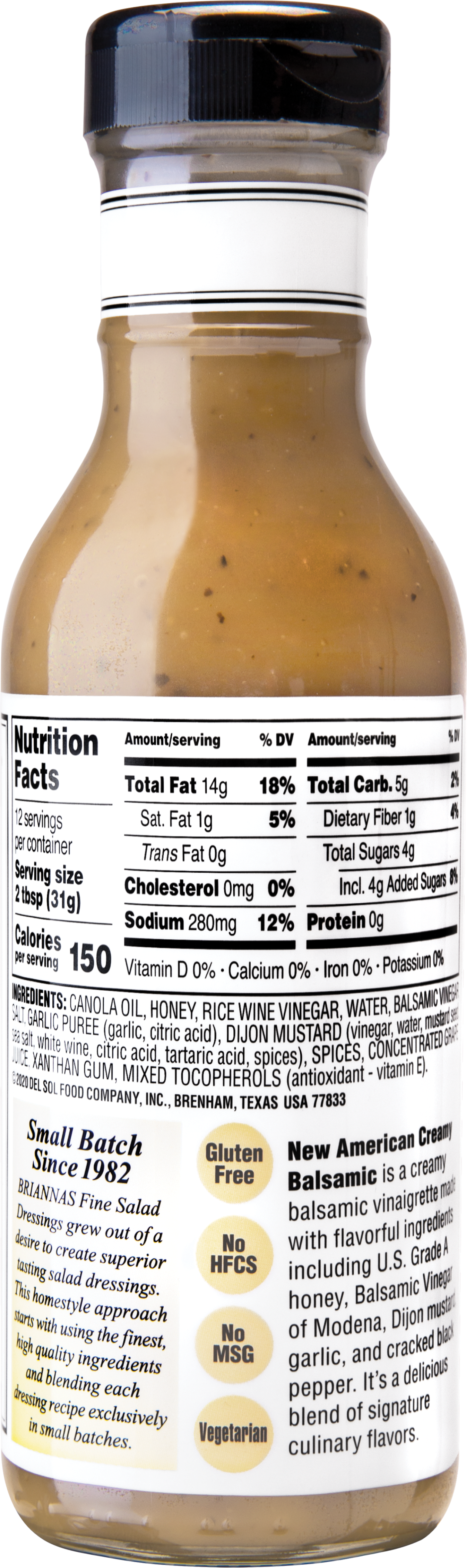 New American Creamy Balsamic