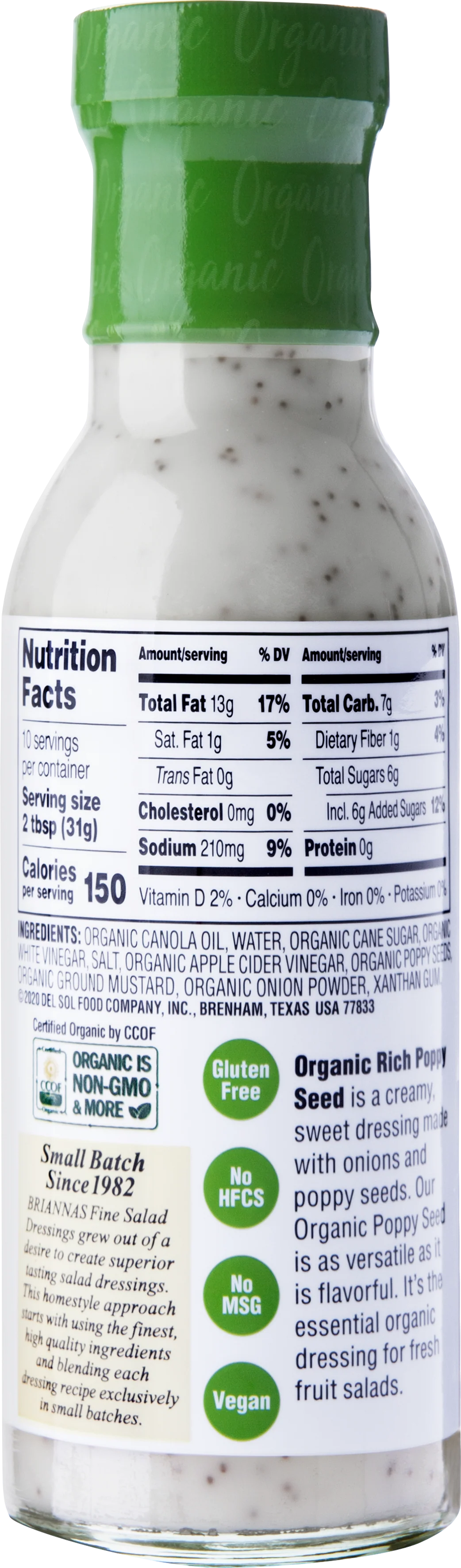 Organic Rich Poppy Seed