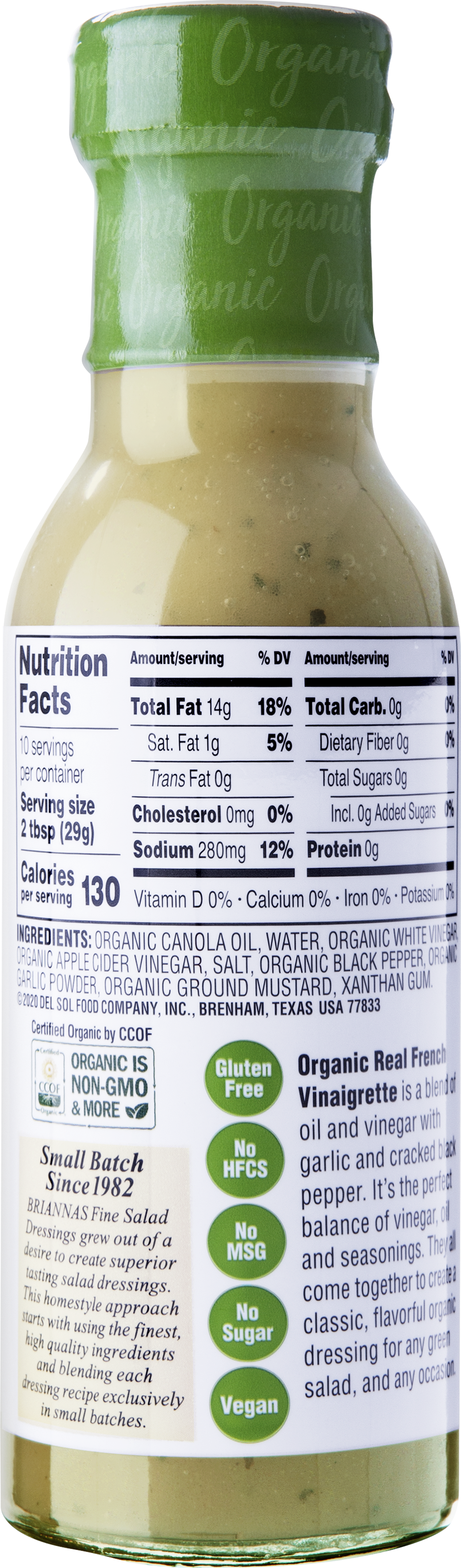 Organic Real French Vinaigrette