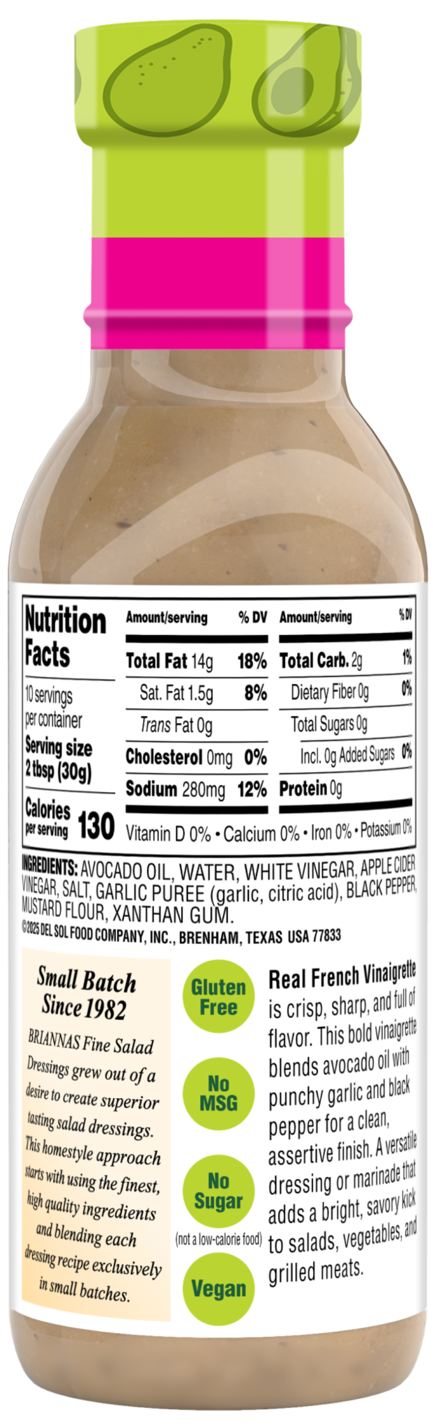 Avocado Oil Real French Vinaigrette