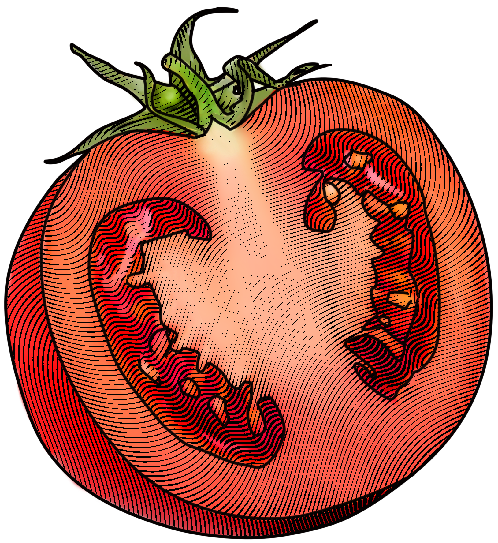 Left Peach