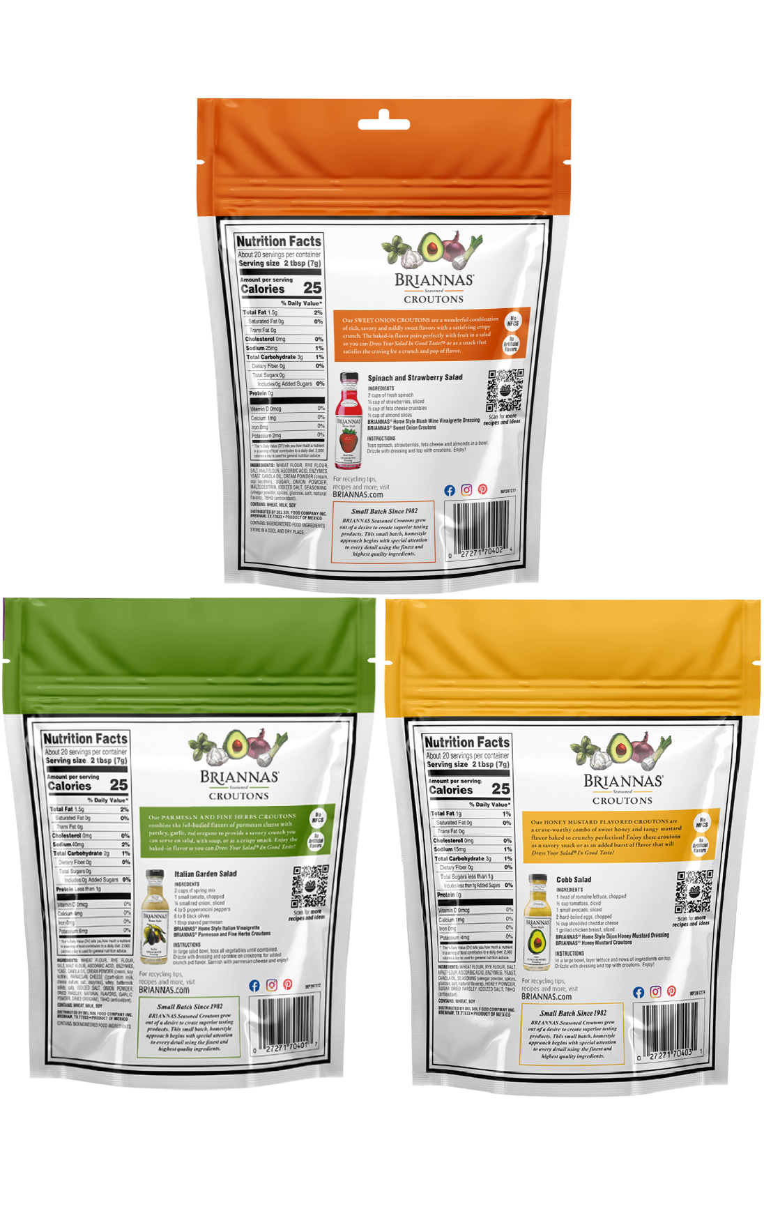 Seasoned Croutons Variety Pack!