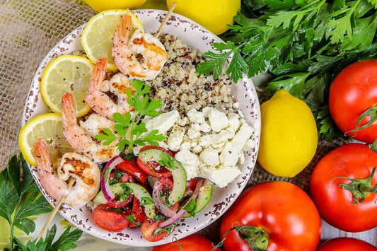 Mediterranean Grilled Shrimp Bowl