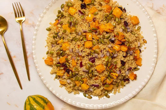 Butternut Squash, Quinoa, Cranberry Salad
