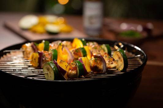 Garlic and Herb Grilled Chicken Kabobs