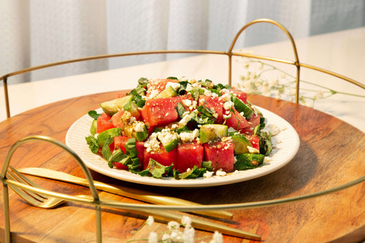 Watermelon Mint Feta Salad