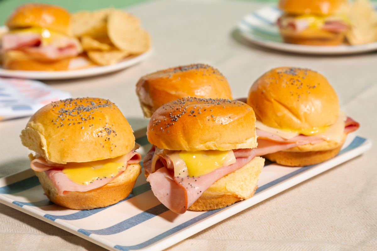 Honey Mustard Ham and Cheese Sliders
