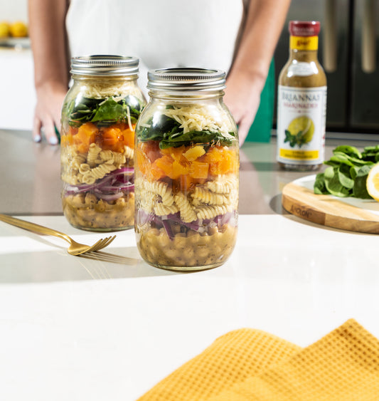 Citrus Chickpea Salad Jar