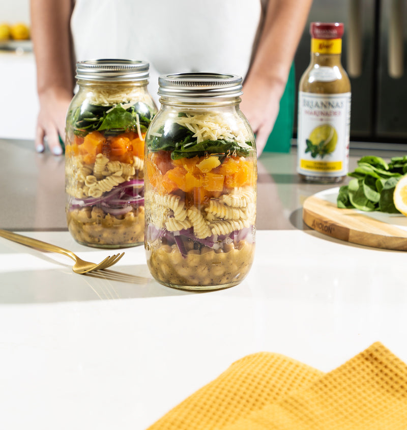 Citrus Chickpea Salad Jar