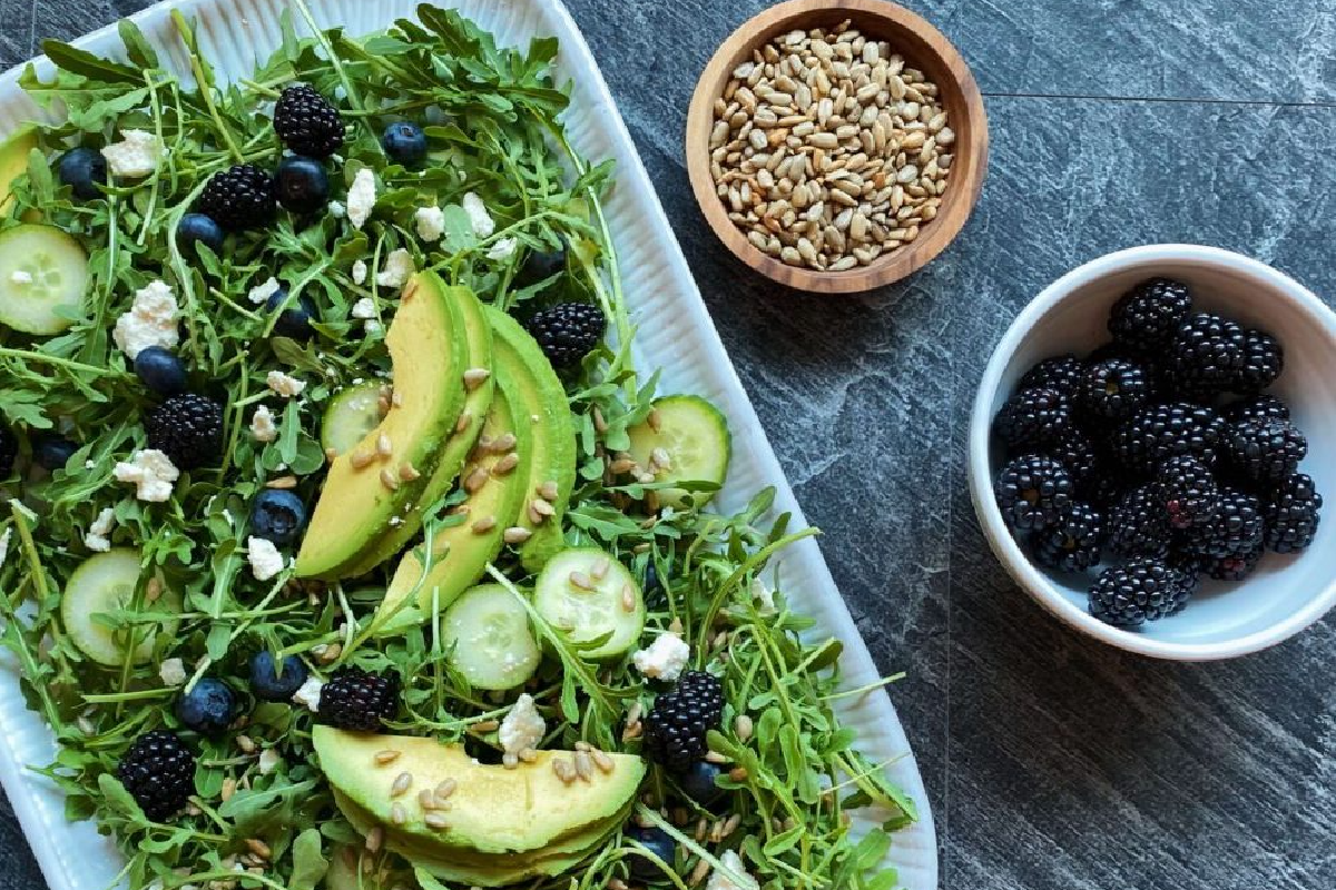 Blackberry Arugula Salad