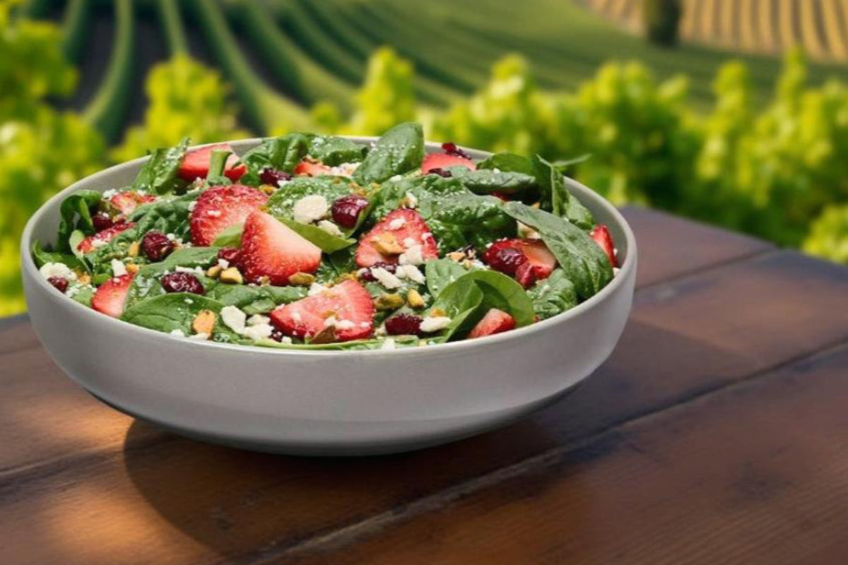 Blushing Strawberry Salad
