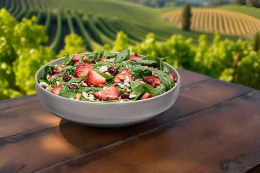 Blushing Strawberry Salad