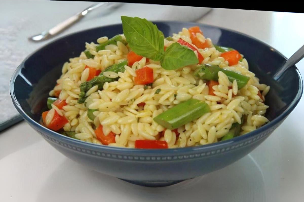 Lemony Orzo Salad