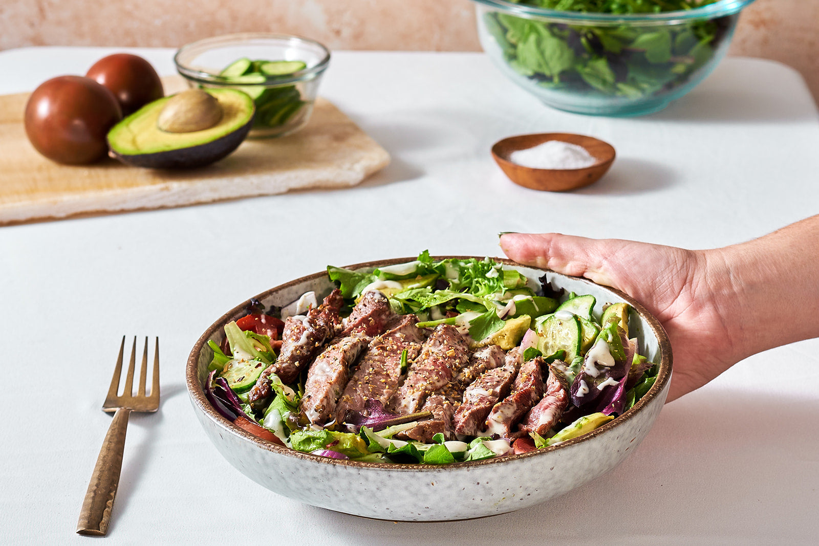 Seared Steak Salad