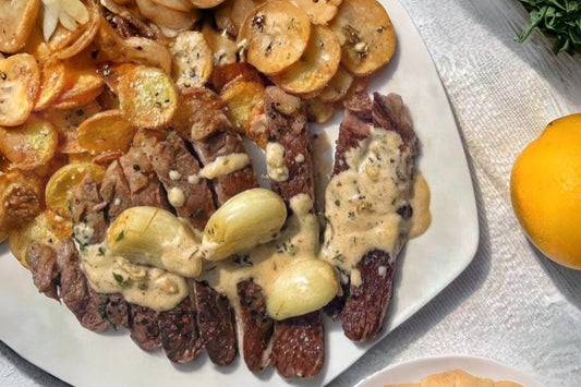 Citrus Mediterranean Steak Frites