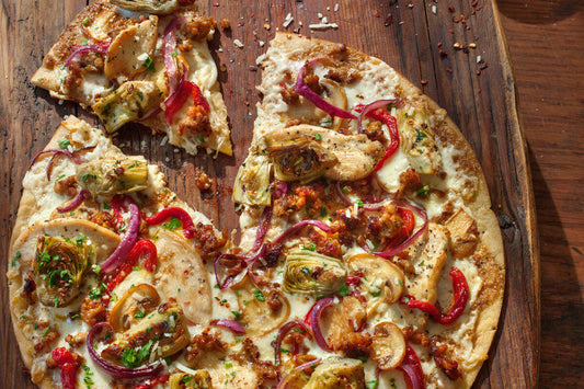 Asiago Caesar Pizza