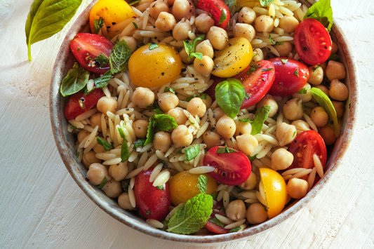 Orzo & Garbanzo Bean Salad