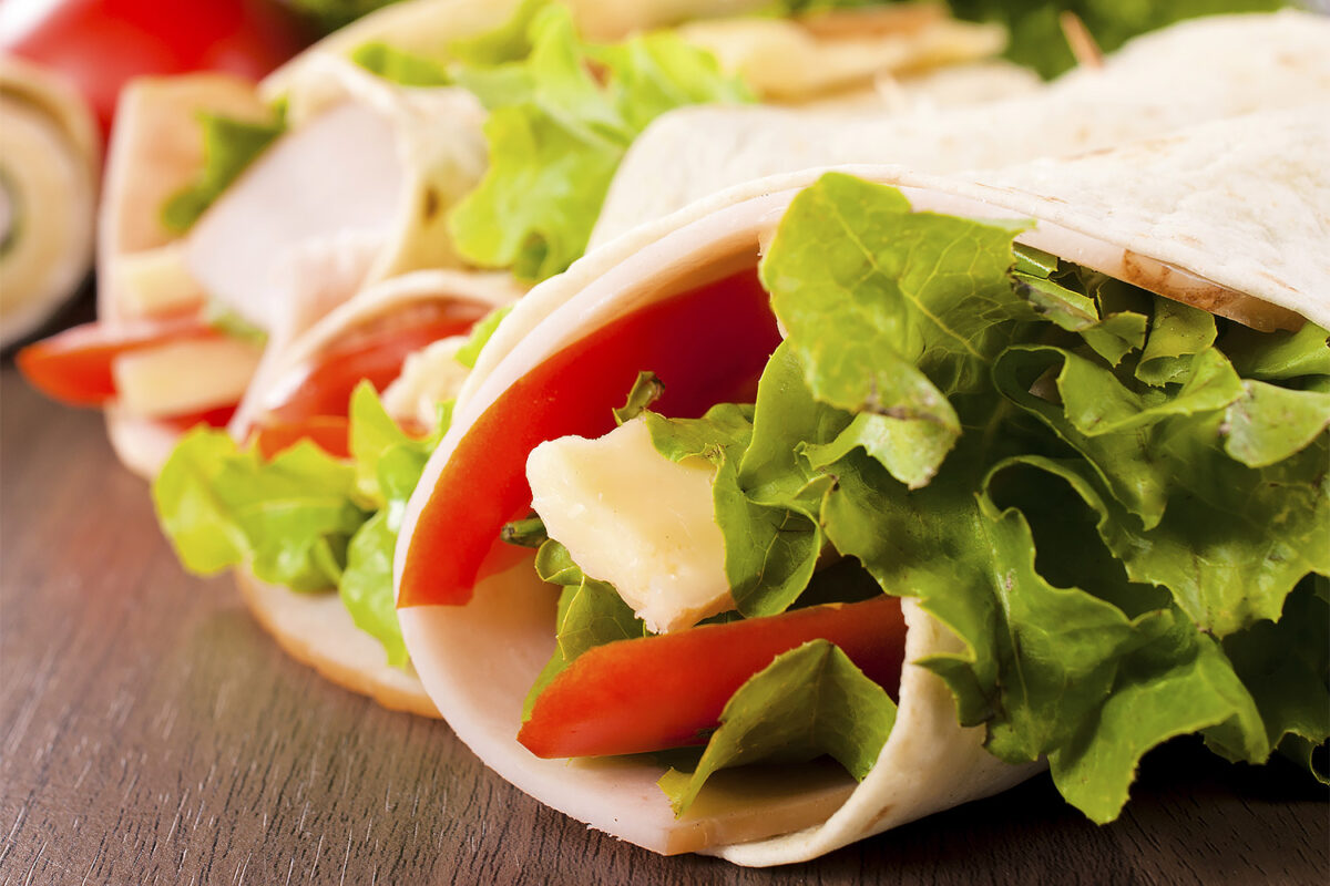 Quick Ranch Turkey Wrap