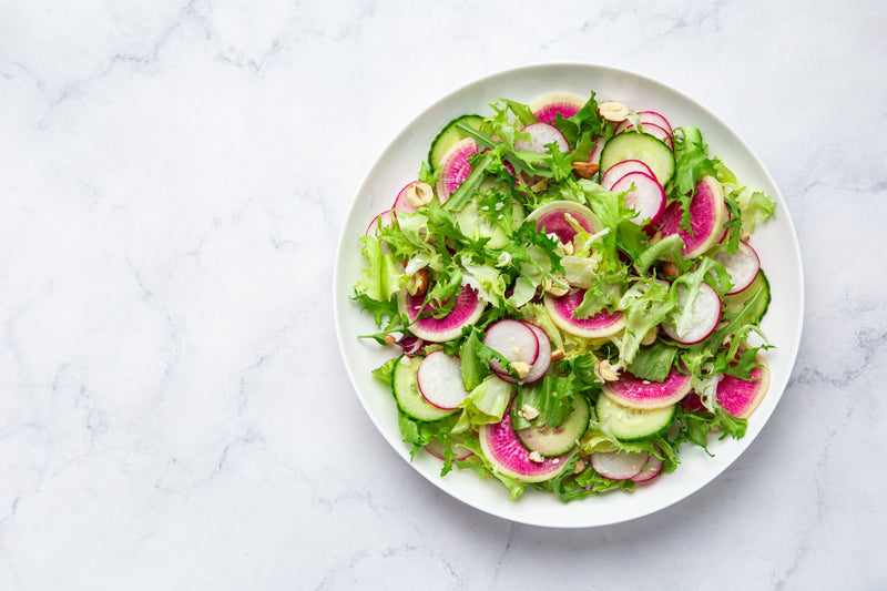 Watermelon Radish Salad