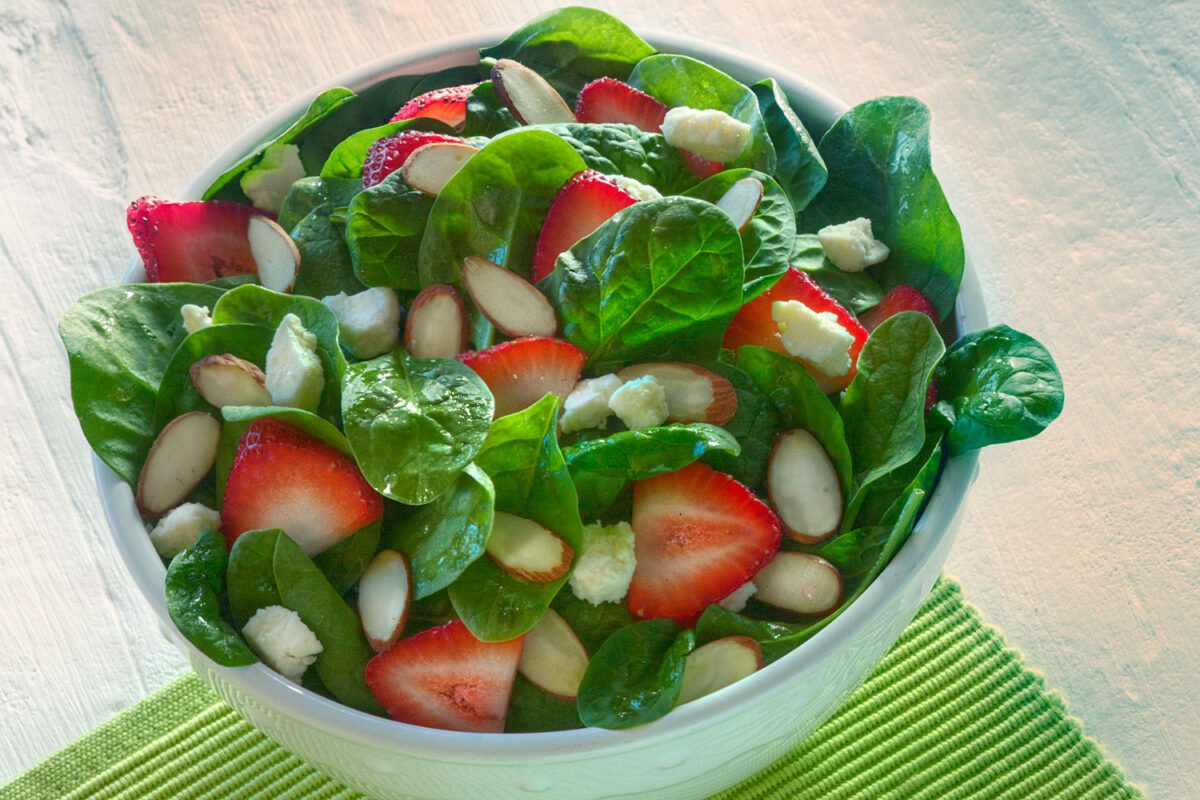 Strawberry Spinach Salad