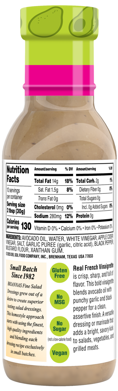 Avocado Oil Real French Vinaigrette