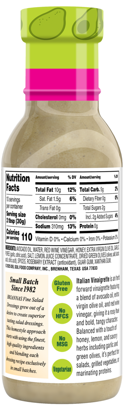 Avocado Oil Italian Vinaigrette