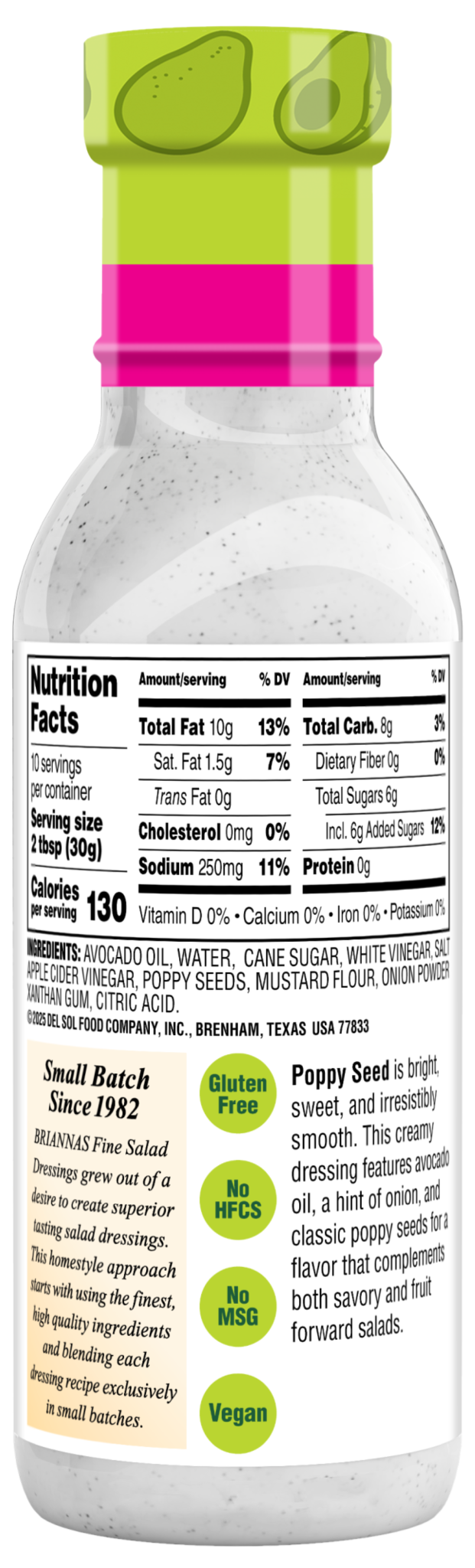 Avocado Oil Poppy Seed